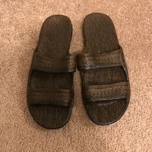 Brown sandals- Pali Hawaii brand